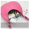Sweet Style Faux Leather Crescent Bag for Women 2026 New Fashionable Shoulder Crossbody Purse