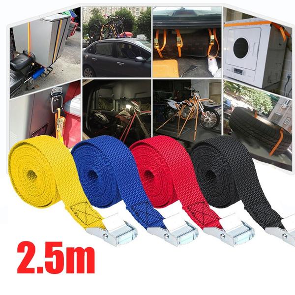 Buy 2.5M Car Roof Luggage Trailer Fixed Strap Rope Quick Release Cam