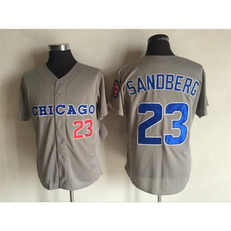 Vintage Chicago Cubs Baseball Jersey Unisex Embroidered Sport Shirt Cotton Blend Fans Casual Wear