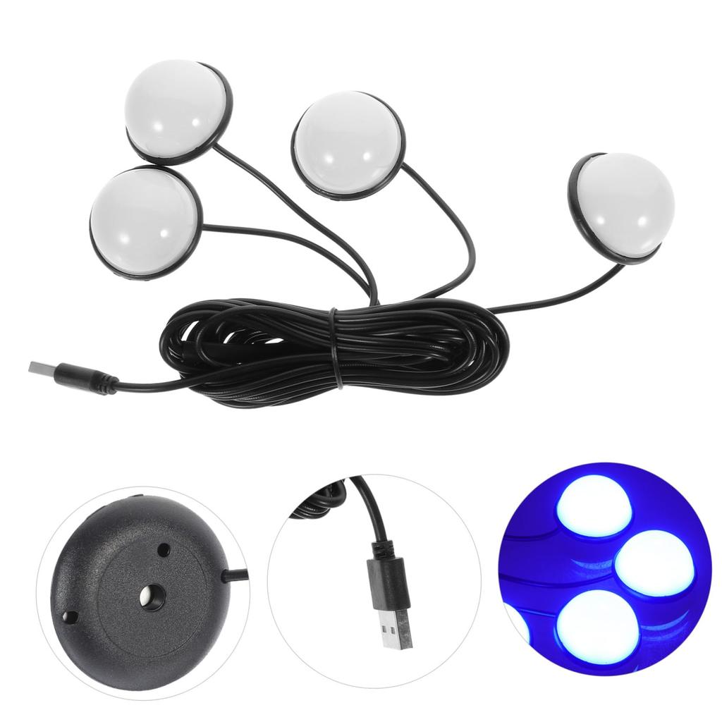 BUGUUYO Car Light Footrest Compatible Interior Ambient Lighting Car Interior Lamp for Truck Improves Night Visibility Car Accessories