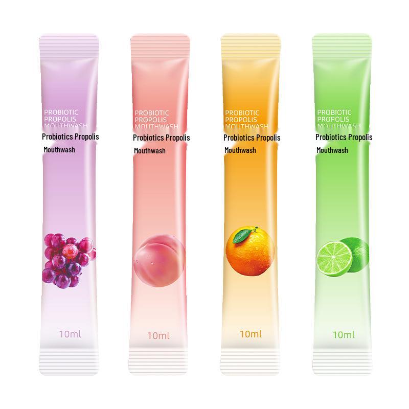 Fruit-Flavored Post-Meal Mouthwash Strips - Fresh Breath Daily Essentials