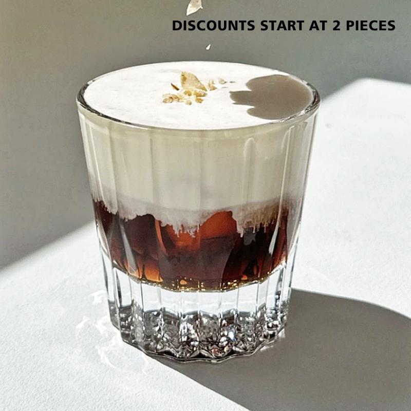 Edo Whiskey Glasses Coffee Glasses Handmade Gift for Bourbon Lovers Style Vintage Style Drinking Glasses