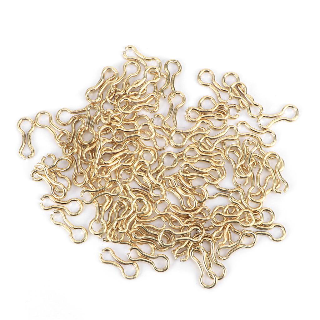 300PCS Carp Fishing Wire Eyes Sinker Steel Alloy Screw S Mould Loops Tackle Accessory