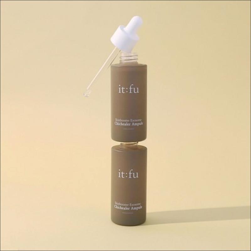 It:fu Chic Healer Ampoule Hyaluronic Acid PDRN Quick-drying Quick-moisture Moisture Glow Skin Booster, 1ea, 30ml