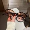 4PCS Fashion Korean Sweet Cool Spicy Girl Sunglasses for Women Men  Retro Oval Fashion Eyewear