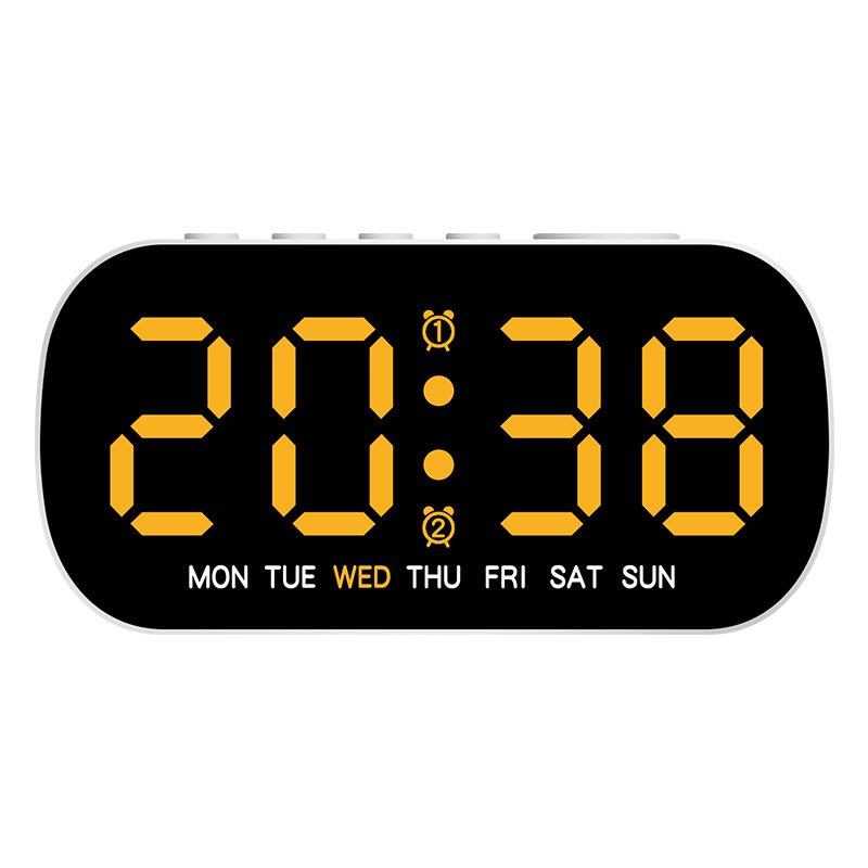 LED Digital Clock: Multi-function Alarm with Date & Dual Alarms - Model 5507