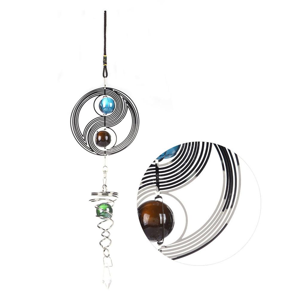 Wind Chimes Rotating Window Hanging Decor Wind Bell Home Ornament Yard Decor