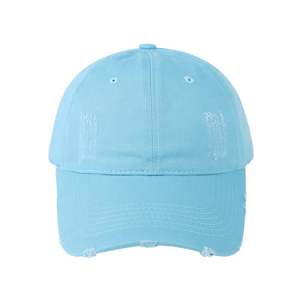 Fashion Hat Baseball Cap Children's Popular Six-piece Washed Solid Color Light Board Cap Advertising Hat