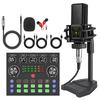V8s English Sound Card Device: Desktop and Mobile Live Broadcast & Recording Set