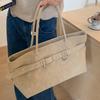 New Large Capacity Underarm Women's Bag, Fashionable Belt Buckle, Retro Shoulder Bag, Stylish Commuting Niche Handbag