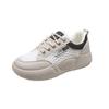 2025 New Spring and Autumn White Shoes Korean Version of Fashionable Female Students Mesh Women's Shoes Breathable and Heightened Casual Sports Boa