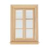 Natural Wood Hands-on Dollhouses Accessories Unpainted Door Window For Crafting And Model Making