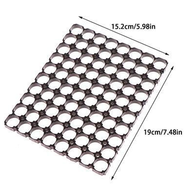 18650 8*10 Lithium Cell Battery Holder Case Holder Batteries Holder Bracket Diy Anti Vibration Plastic Cylindrical Battery Pack