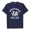 Wrexham Wales Welsh Dragon Flag Vintage T-Shirt Humor Funny Graphic Tee Short Sleeve Blouses Wrexham Wales Cymru Novelty Gifts