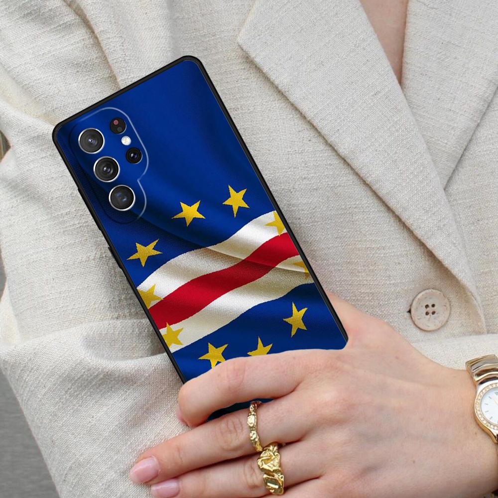 Cape Verde Flag Coat of Arms Cell Phone Case for Samsung Galaxy S26 Ultra S25 S24 S23 S22 S21 S20 Note10 Cover