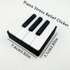 3D-gedruckter PLA Klaviertastatur Clicker - Drucktyp Entspannung Fidget Figur geeignet für Schreibtisch, Partyspiele, Musiktastendrücker