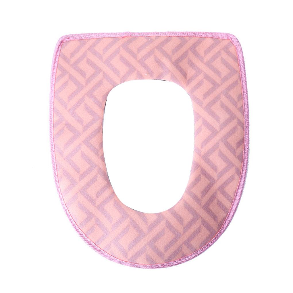 

Bathroom Toilet Seat Closestool Washable Soft Winter Warmer Mat Cover Pad