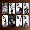 Miyamoto V-Vagabond M-Musashi Phone Case For iPhone 17,16,15,14,13,12,11 Plus,Pro Max,XS,Soft Silicone Black Cover