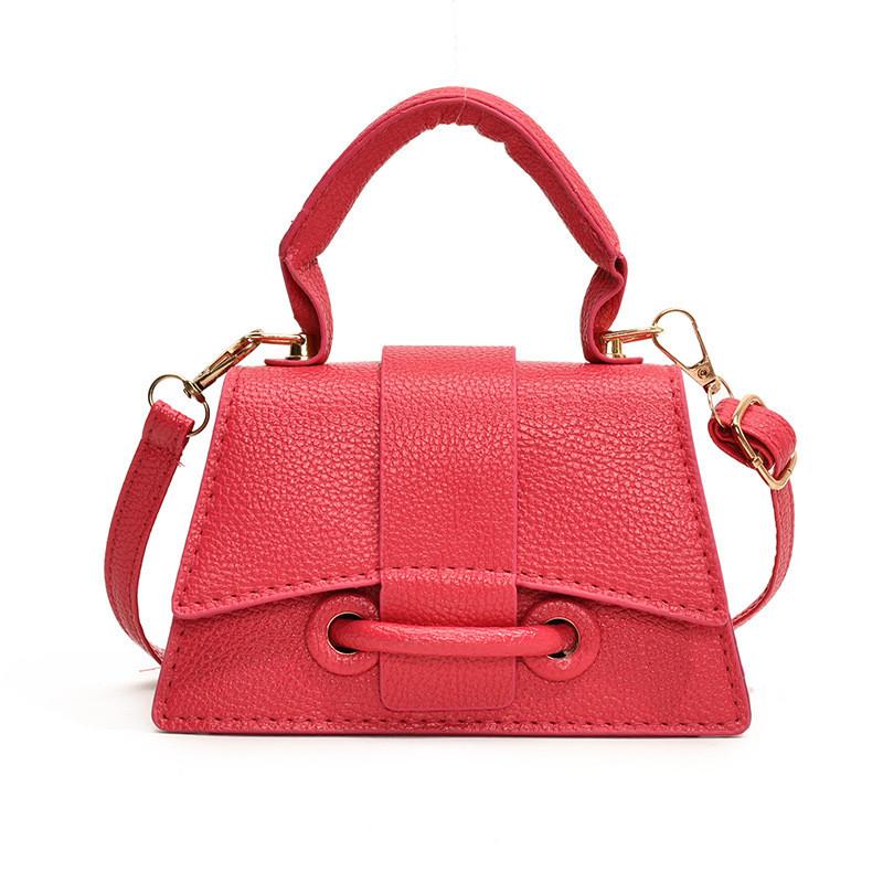 Stylish Mini Handbag For Fall 2024 Featuring Vintage Square Design And Pu Material