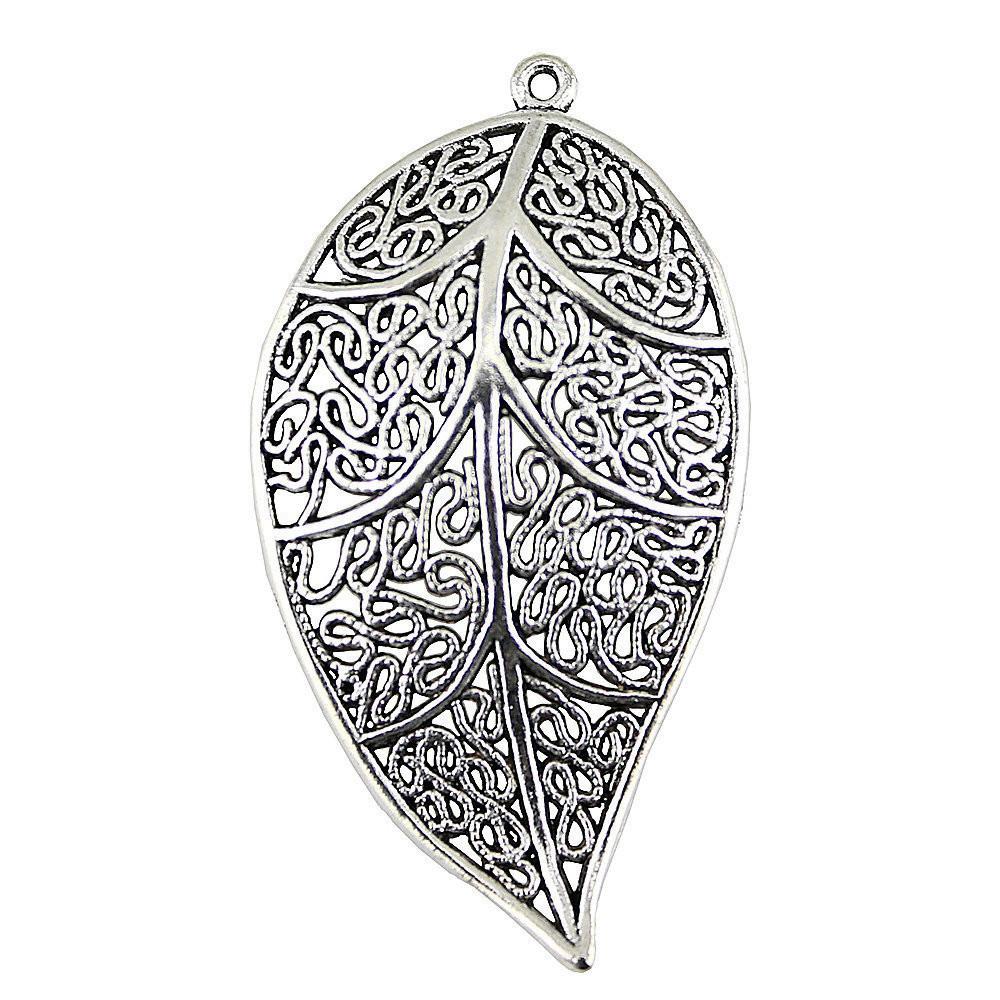 

Для изготовления ювелирных изделий Листовые подвески Новые в фурнитуре 3 шт.