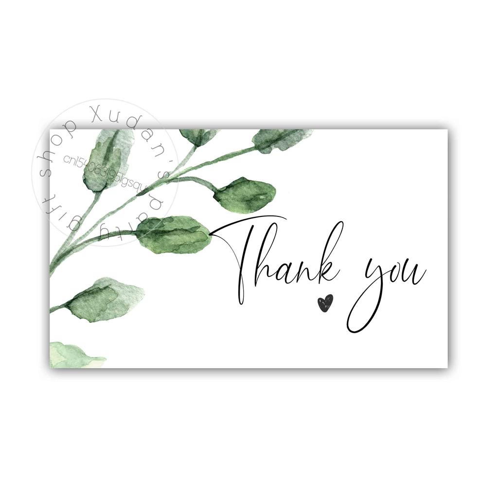 30pcs Thank You for Supporting My Small Business Card Thanks Greeting Card Appreciation Cardstock for Sellers Gift Merci Card