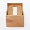 MUJI fából készült papírzsebkendős doboz belső méretei szélesség x mélység 12 x magasság 9 cm dobozkendőhöz 83410568 24,5