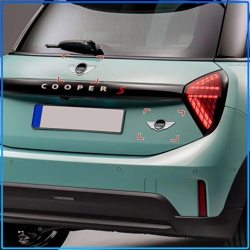 1Pc 3D Metal Car Stickers Trunk Body Emblem Badge Decoration Auto For Mini Cooper Countryman Clubman JCW F55 F56 R55 R56 R60 F60