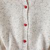Casual Color-blocking Sweater for Autumn and Winter, Elegant and High-end Knitted Cardigan for Women