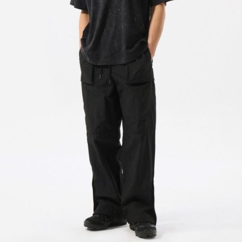 Customellow Black Banding Slit Pants Cwpam25353bkx