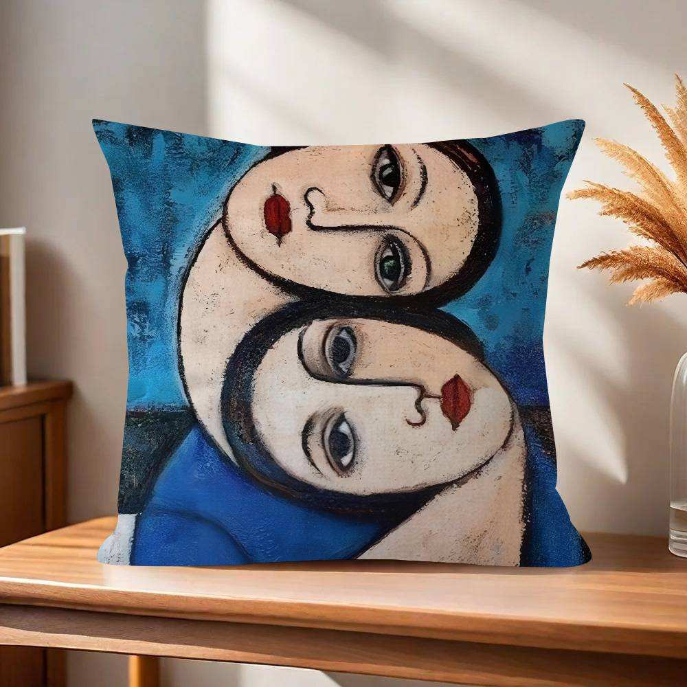 Schilderij kunst Picasso Kussen Kussenhoes Decoratief Kussen Bank Huisdecoratie hoes kussenslopen
