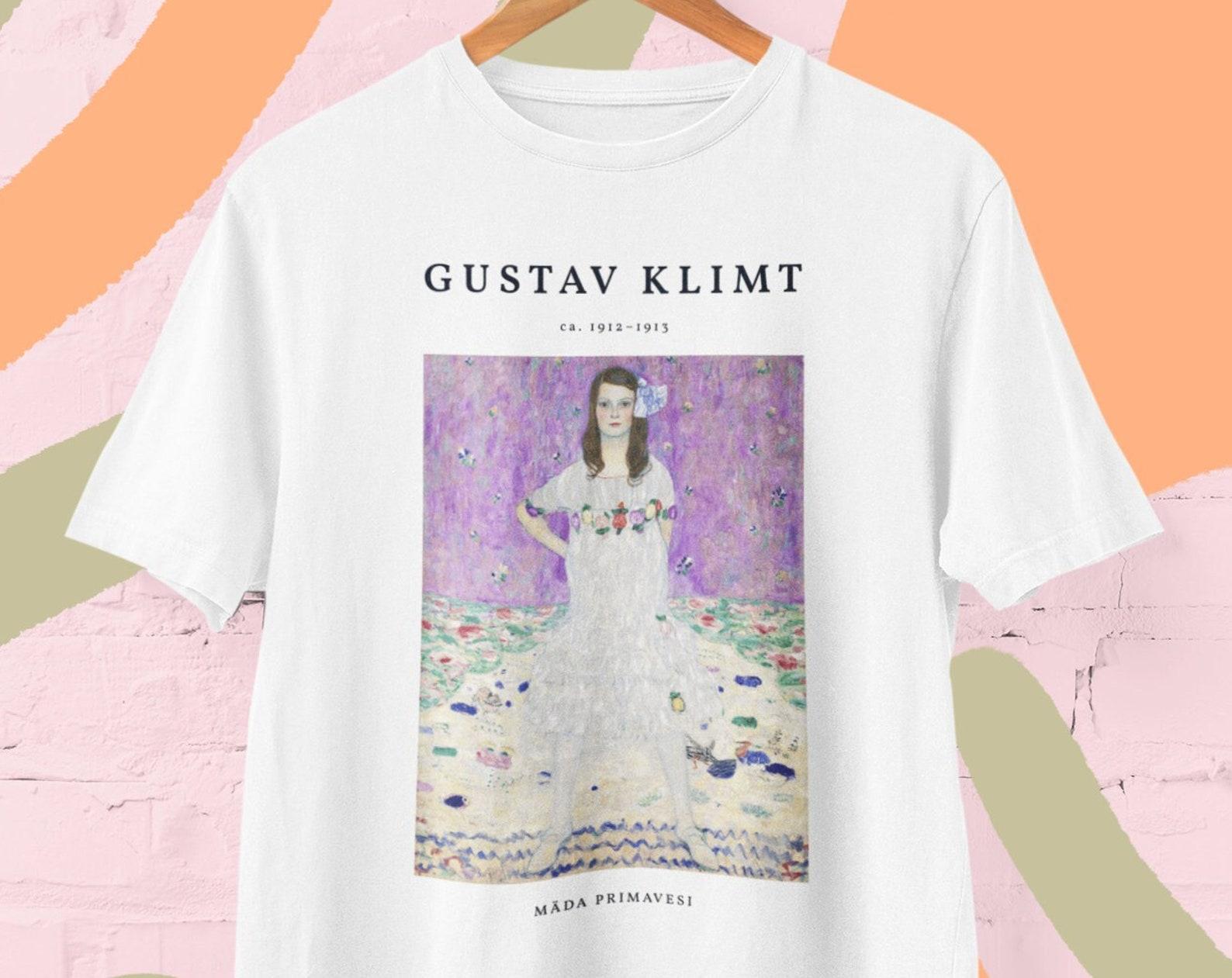 Gustav Klimt Mada Primavesi T-shirt: Art Nouveau Cotton Tee M