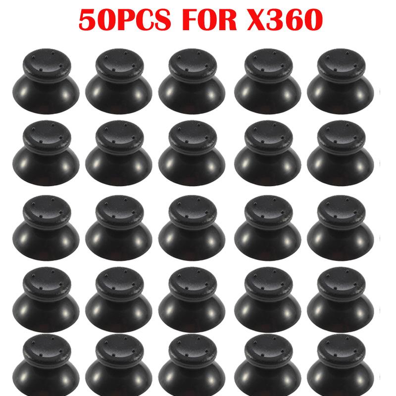 50 Pcs Replacement Controller Analog Thumbstick Thumb Stick Mushroom Grip Cap Cover for Ps4 Pro Slim Ps5 Xbox One 360 Dropship