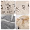 1PC Bread Bag Pure Cotton Eco-Friendly TPU Lined with Secure Buckle & Carry Handle