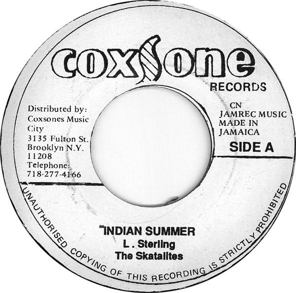 

7inch Record SKATALITES LEE PERRY Indian Summer Me Sir none Coxsone Records Jamaica Reggae Ska Dub Used