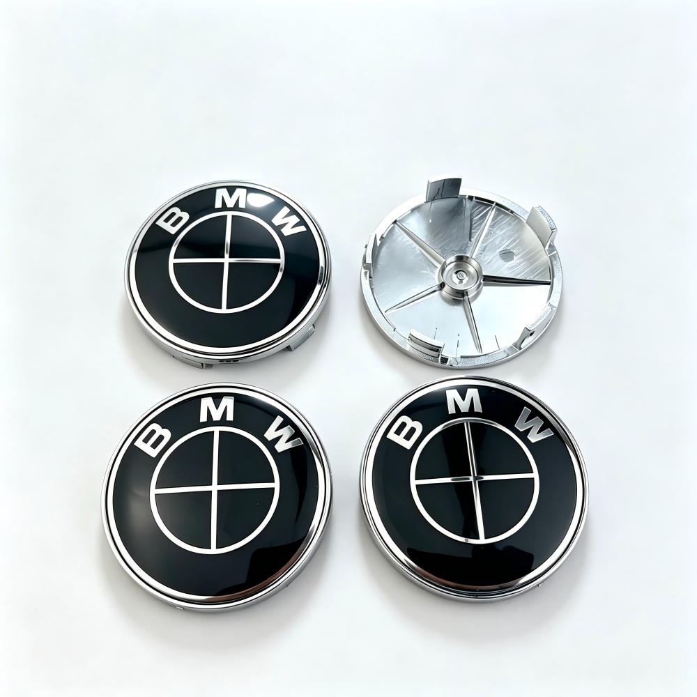 ta20-4pcs 60MM 68MM 50th Anniversary Car Wheel Hub Center Cap Cover For BMW M E46 X1 X2 X3 X4 X5 X6 F48 G01 E84 E83 F30 G30 G32 G01