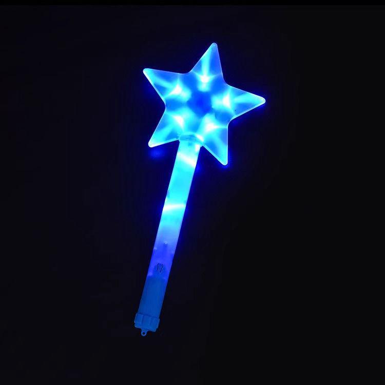 Kinder Leuchtstab Stern Requisiten - Fluoreszierende Konzertunterstützung Fünfzackiger Stern Leuchten