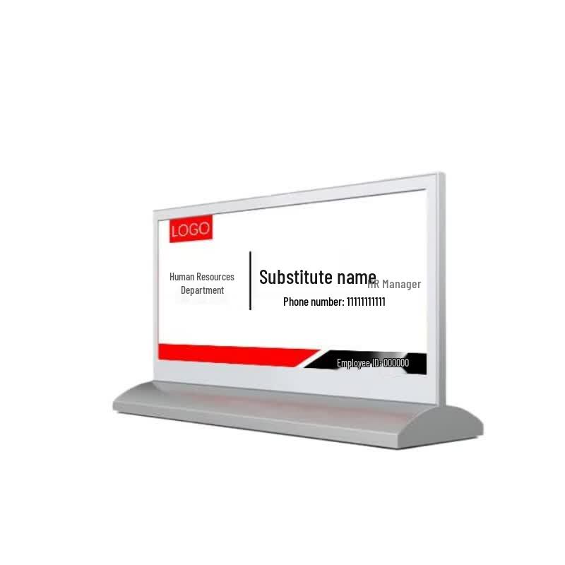 8.6-inch E-Paper Meeting Table Sign (CN version)