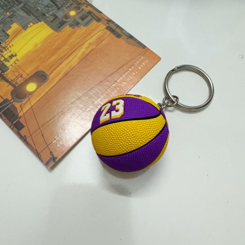 Curry Basketball Keychain Car Key Ring Star Fan Key Chain Ball Bag for Men Boy Car Keyring Lover Trinket Gifts Toys Accessories