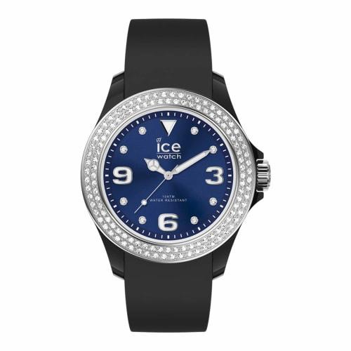 

Ice-watch Women s Unisex Watch / ICE Star Black Deep Blue Smooth (Medium) [Authorized Retailer]