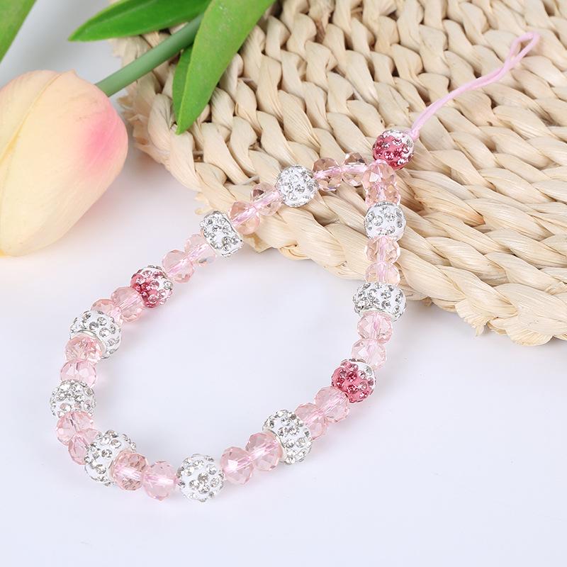 

Ремешок для мобильного телефона, инкрустированный бриллиантами, с подвеской в виде цветка и кисточкой Phone Chain