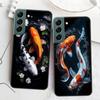 Majestic Koi Fish Phone Case For Samsung Galaxy S22 S25 Ultra S21 S10 Plus S26 Edge S20 S23 S24 FE Cover Silicone Soft TPU C