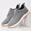 FashionCasual Men's Sneakers Low-top Suede Leather Shoes For Men Vintage Style All-match Sports Comfort Male Treking Footwear Trainers
