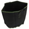 Plant Growth Bag Degradable NonWoven Vegetable Flower Planting Pot with Handles Black