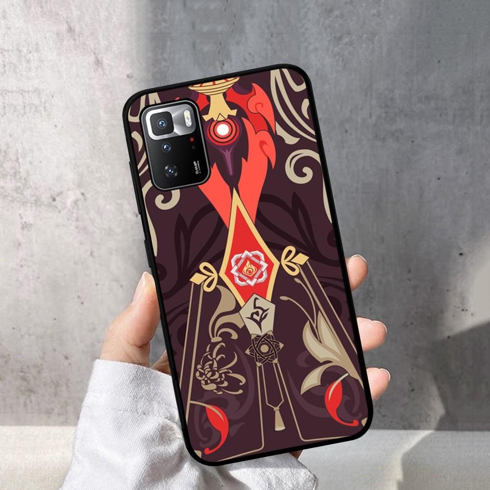Genshin Impact Hu Tao Phone Case For Redmi Note 4 X 5 A 6 7 8 T 9 9S 10 11 11S 11Epro Poco M3 Pro