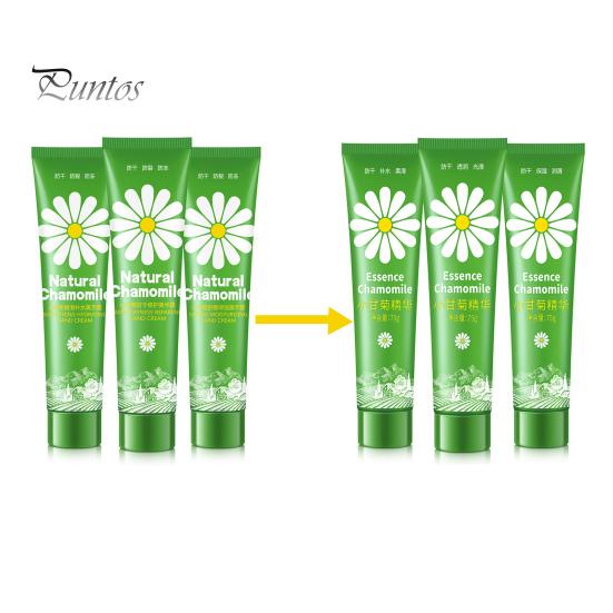 75ML Natural Chamomile Hand Cream Anti-Drying Anti-Cracking Smooth Skin Repair Moisturize Essence Cream Hand Care