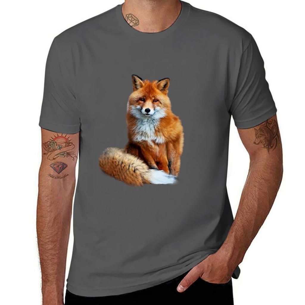 Fox Tshirt Soft Cotton Print Tshirt