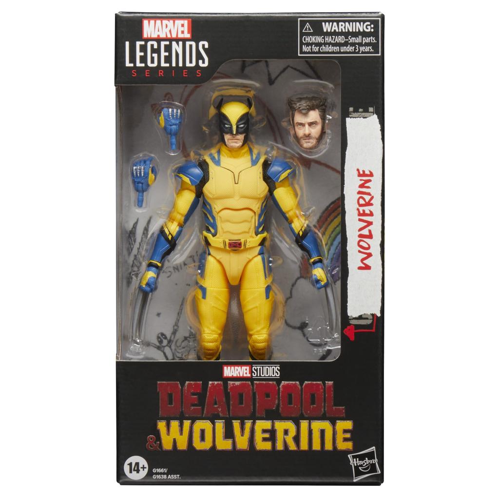 Hasbro MARVEL Legends Series Deadpool Wolverine Adult Collectible 15cm Action Figure G1661 Authentic Wolverine, &