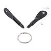 2PCS Keychain Screwdriver Set - Cross & Flat Head Mini Tool for EDC Camping, Stainless Steel Carabiner Locking Multi-Tool