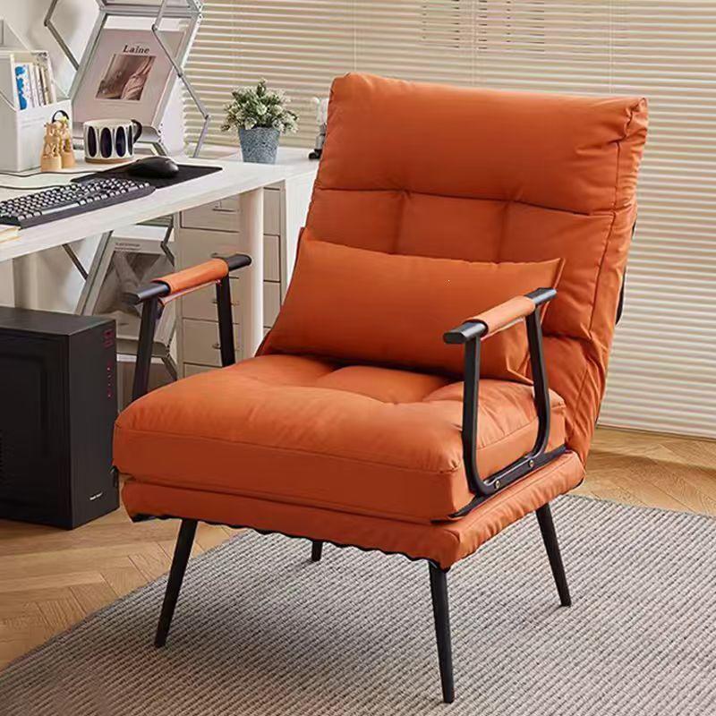 Dual-Use Reclining Office Chair: Foldable Nap Bed/Sofa Seat with Adjustable Backrest