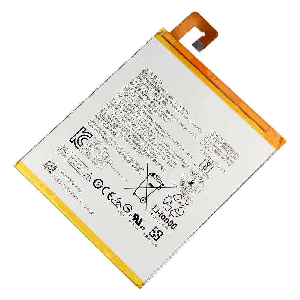 Replacement Battery For Lenovo TAB4 8 TB-8504N/F Tablet PC TAB4 8 Plus L16D1P34 Genuine Battery 4850mAh